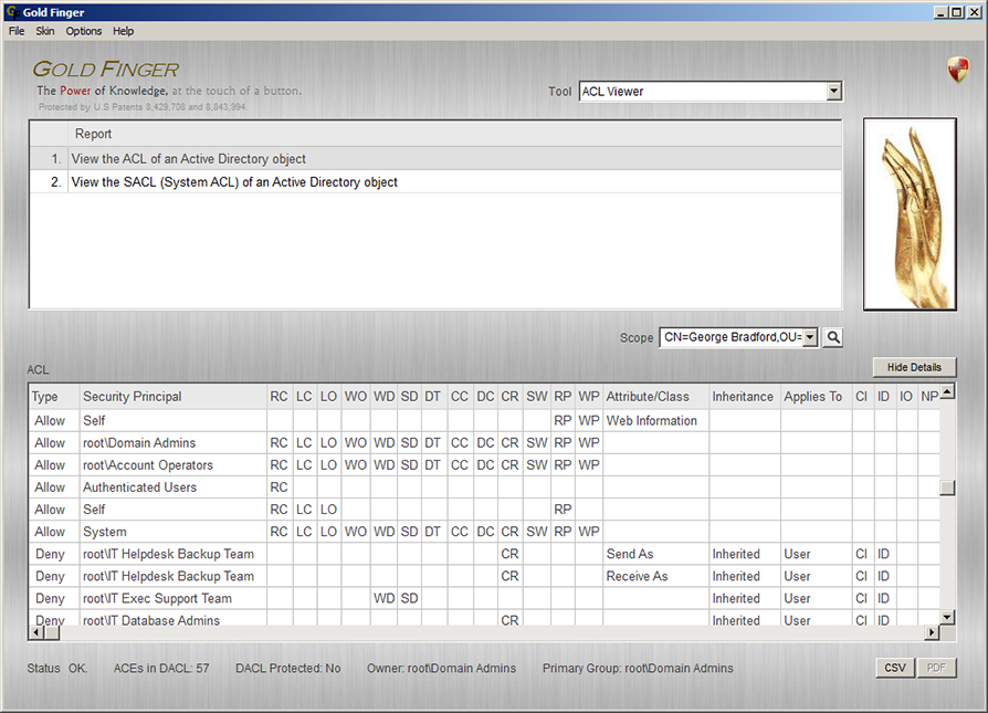 Active Directory ACL Analyzer