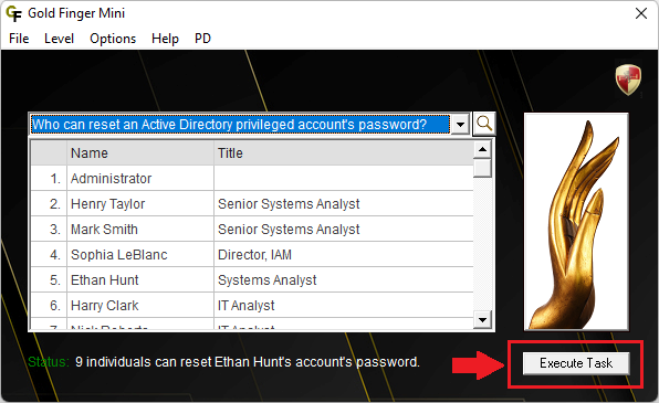 Execute Task Option