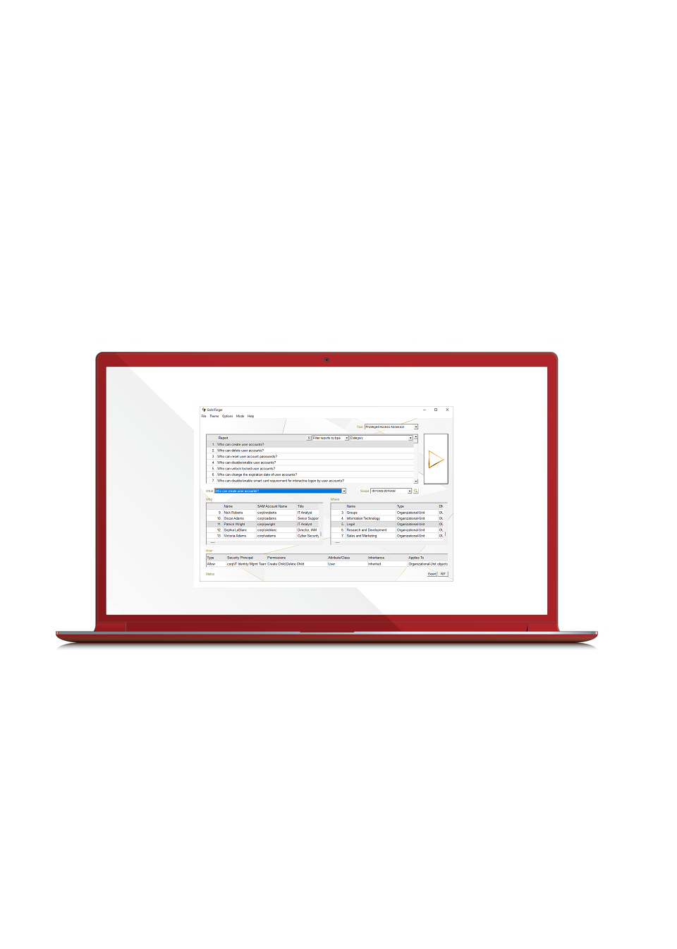 Unrivaled Active Directory Privilege Access Assessment Capability